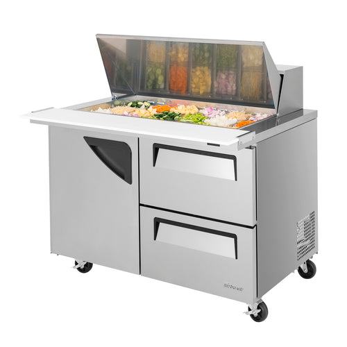 Turbo Air TST-48SD-18-D2-N Super Deluxe Refrigerated Prep Tables