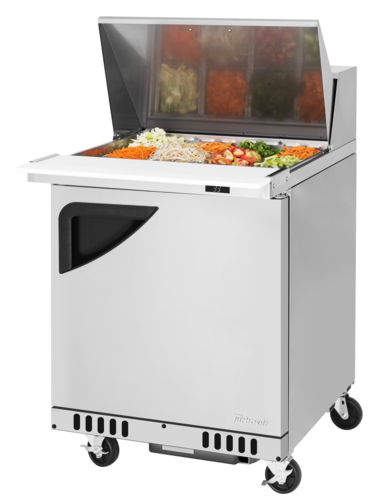 Turbo Air TST-28SD-12-FB-N Super Deluxe Refrigerated Prep Tables