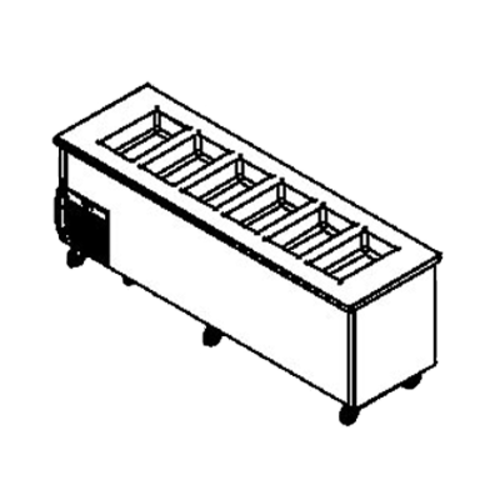 Delfield SCSC-96-EFP Shelleysteel Serving Counters