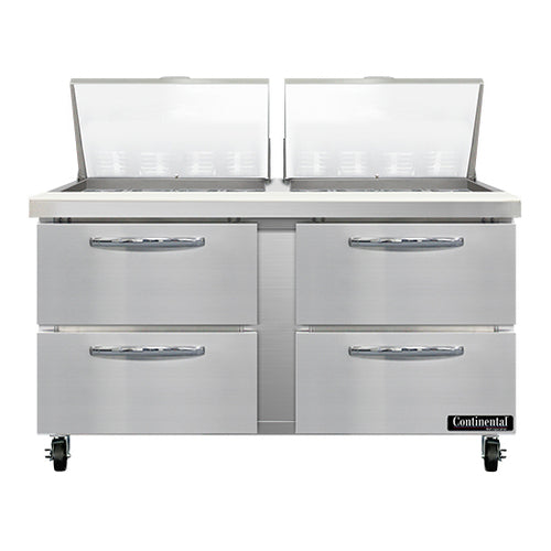 Continental Refrigerator SW60N24M-D Mighty Top Refrigerated Prep Tables