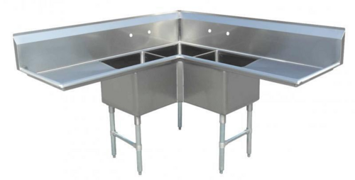 Omcan USA 43073 Compartment Sinks