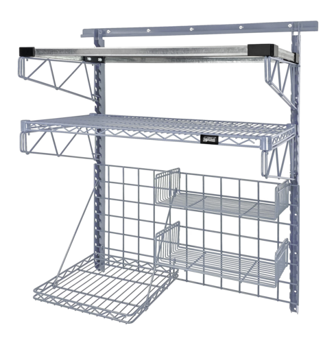 Quantum SGK-401836-3GY Wall-Mounted Shelving