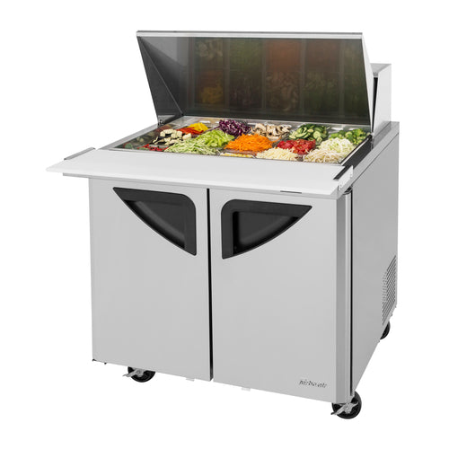 Turbo Air TST-36SD-15-N6 Super Deluxe Refrigerated Prep Tables