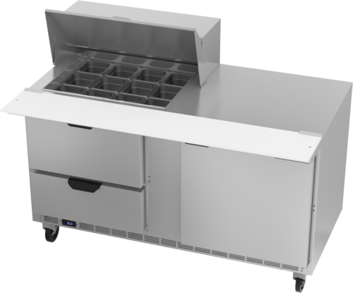 Beverage Air SPED60HC-12M-2 Refrigerated Prep Tables