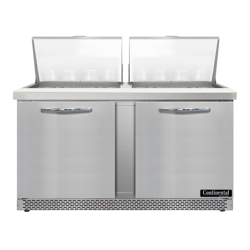 Continental Refrigerator D60N24M-FB Designer Line Refrigerated Prep Tables