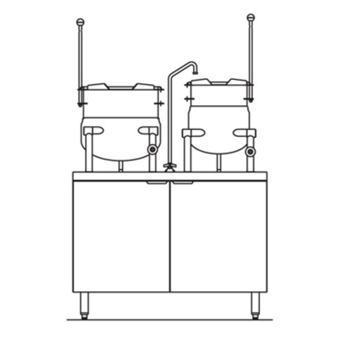 Crown (Middleby) EMT-10-6 Steam Kettles