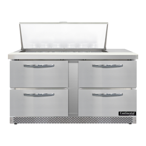 Continental Refrigerator D60N18M-FB-D Designer Line Refrigerated Prep Tables