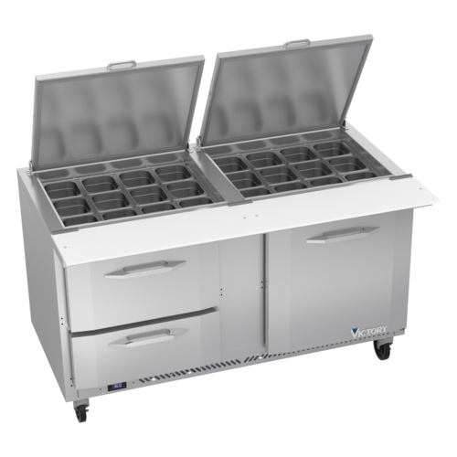 Victory Refrigeration VSPD60HC-24B-2 UltraSpec™ Refrigerated Prep Tables