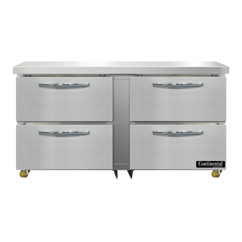 Continental Refrigerator DF60N-U-D Designer Line Undercounter & Worktop Refrigeration