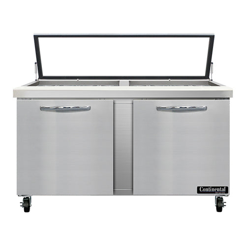 Continental Refrigerator SW60N24M-HGL Mighty Top Refrigerated Prep Tables