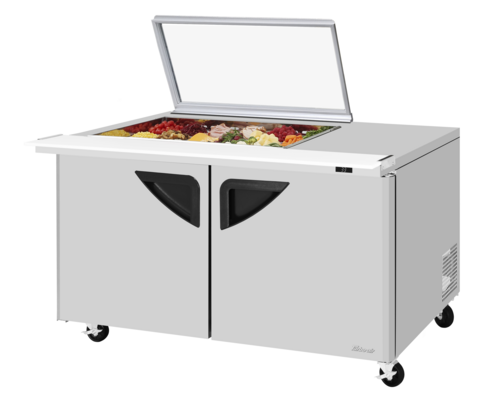 Turbo Air TST-60SD-18M-N-GL(-LW) Super Deluxe Refrigerated Prep Tables