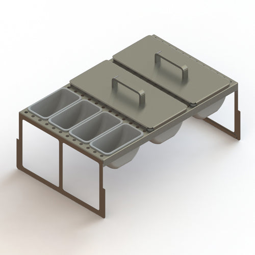 Glastender, Inc. DICF-16B Back Bar Coolers