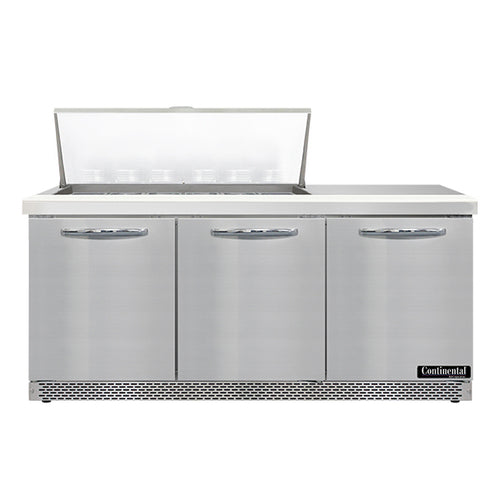 Continental Refrigerator SW72N18M-FB Mighty Top Refrigerated Prep Tables