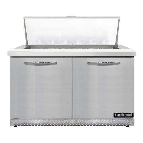 Continental Refrigerator D48N18M-FB Designer Line Refrigerated Prep Tables