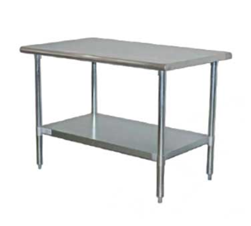 Serv-Ware T2448CWP-3 Stainless Steel Prep Tables