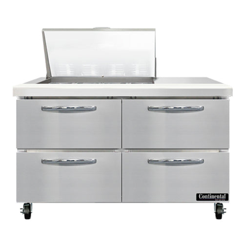 Continental Refrigerator SW48N12M-D Mighty Top Refrigerated Prep Tables