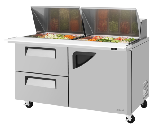 Turbo Air TST-60SD-24-D2R-N Super Deluxe Refrigerated Prep Tables