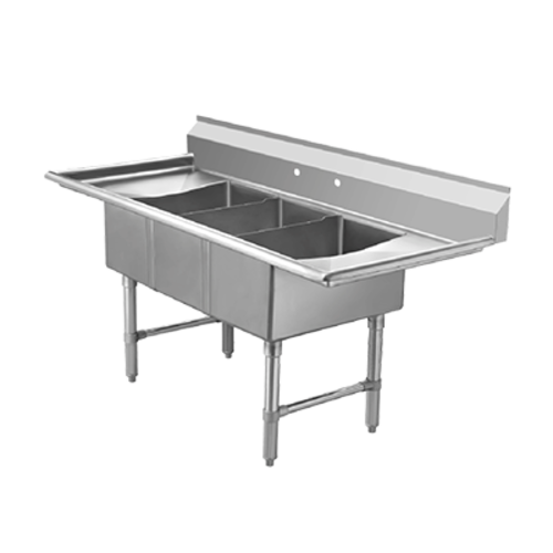 Klinger's Trading ECS3SM2D Compartment Sinks