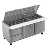 Victory Refrigeration VSPD72HC-30B-2 UltraSpec™ Refrigerated Prep Tables