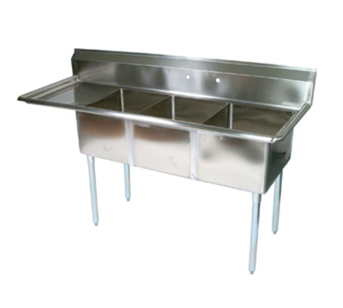 John Boos E3S8-1014-10L15 Compartment Sinks