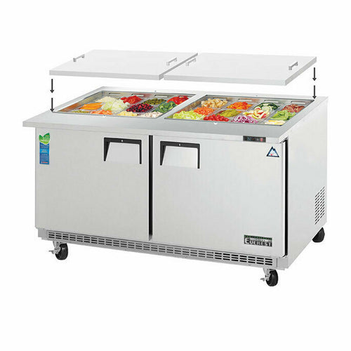 Everest Refrigeration EOTPW2 Refrigerated Prep Tables