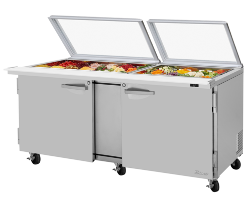 Turbo Air PST-72-30-N-GL PRO Refrigerated Prep Tables