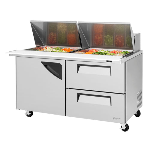 Turbo Air TST-60SD-24-D2-N Super Deluxe Refrigerated Prep Tables