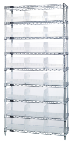 Quantum WR9-210CL Wire Shelving