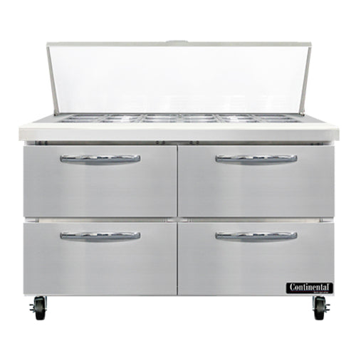 Continental Refrigerator SW48N18M-D Mighty Top Refrigerated Prep Tables