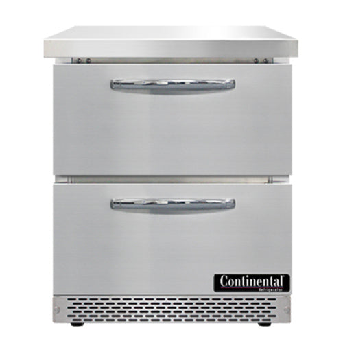 Continental Refrigerator SWF27N-FB-D Undercounter & Worktop Refrigeration