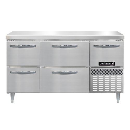 Continental Refrigerator DFA60NSS-D Designer Line Undercounter & Worktop Refrigeration