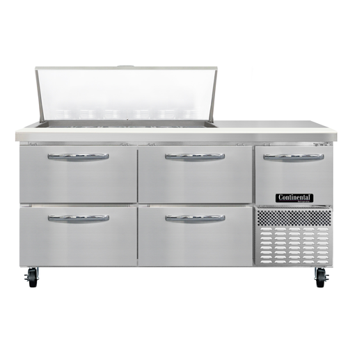 Continental Refrigerator RA68N18M-D Refrigerated Prep Tables