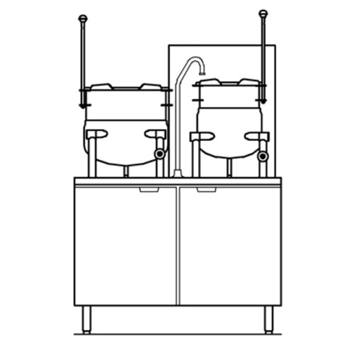 Crown (Middleby) GMT-10-6 Steam Kettles