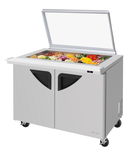 Turbo Air TST-48SD-18-N-GL Super Deluxe Refrigerated Prep Tables