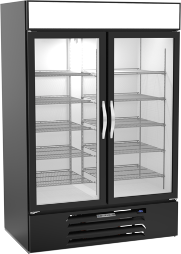 Beverage Air MMF49HC-1-B MarketMax™ Glass Door Merchandisers