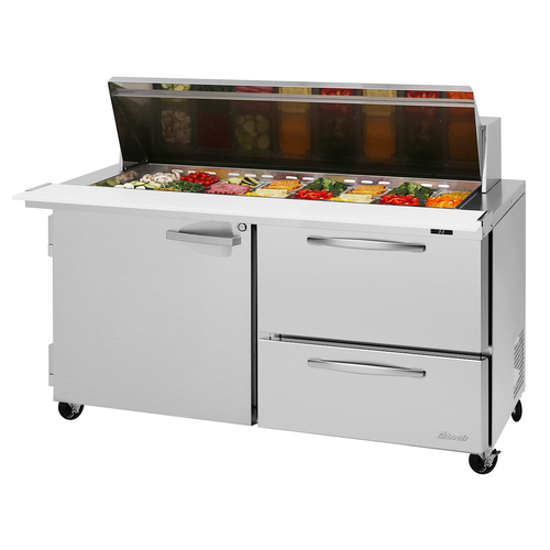 Turbo Air PST-60-24-D2R(L)-N PRO Refrigerated Prep Tables