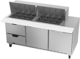 Beverage Air SPED72HC-24M-2 Refrigerated Prep Tables